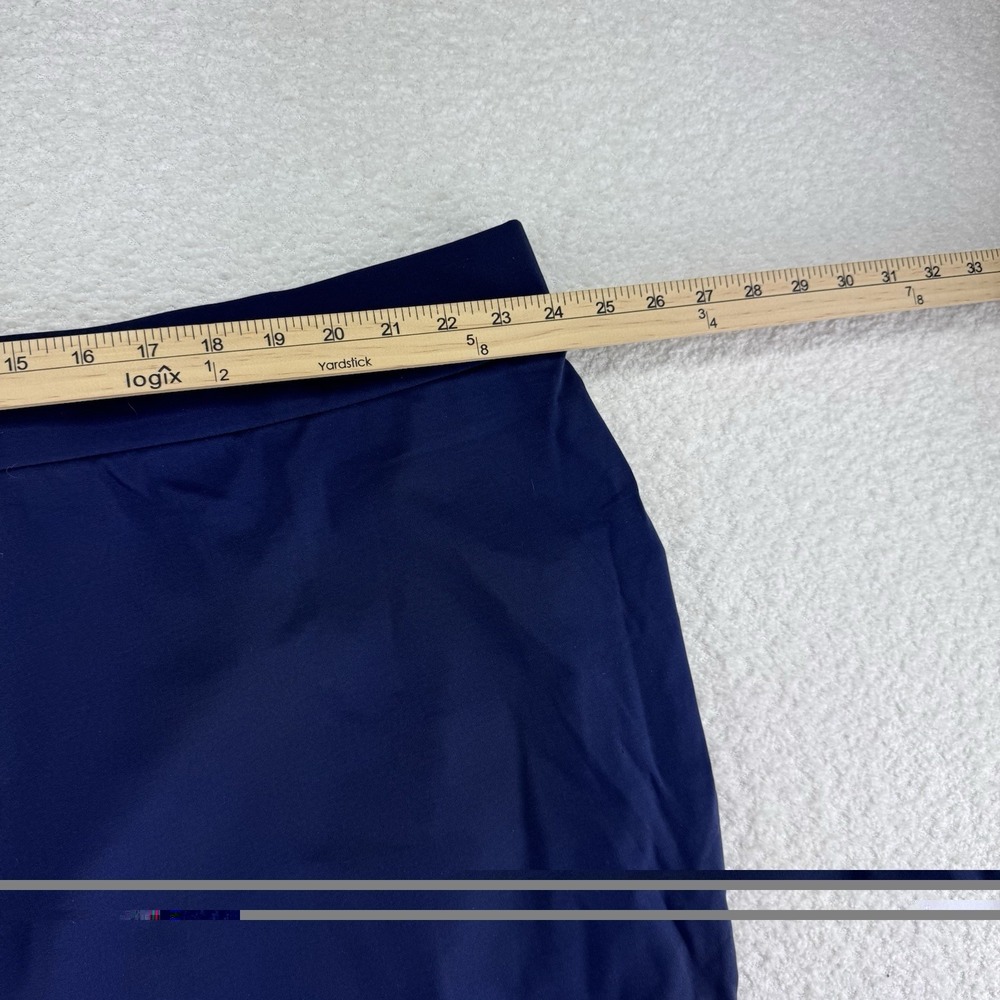 Isaac Mizrahi Live! Elements 24/7 Stretch Knit High Waist Pants 3XP Navy Blue - Picture 7 of 9